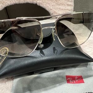 Ray-Ban Metallic Silver Sunglasses